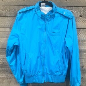 Vintage Sears Women’s Blue Bomber Jacket M